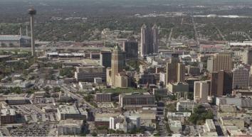 Downtown Campus, Aerial View